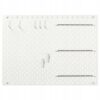 IKEA SKADIS TABLICA PERFOROWANA BIAŁA 76X56 CM