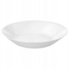IKEA OFTAST TALERZ 20CM BIAŁY GŁĘBOKI HARTOWANE SZKŁO