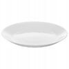 IKEA OFTAST TALERZYK 19 CM BIAŁY HARTOWANE SZKŁO
