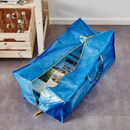 IKEA FRAKTA TORBA DO WÓZKA NIEBIESKA 76 L - obrazek 3