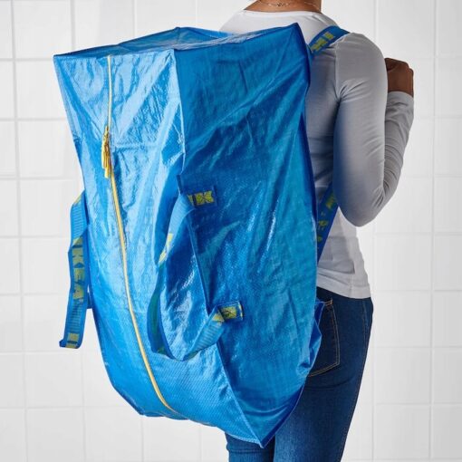 IKEA FRAKTA TORBA DO WÓZKA NIEBIESKA 76 L - obrazek 5