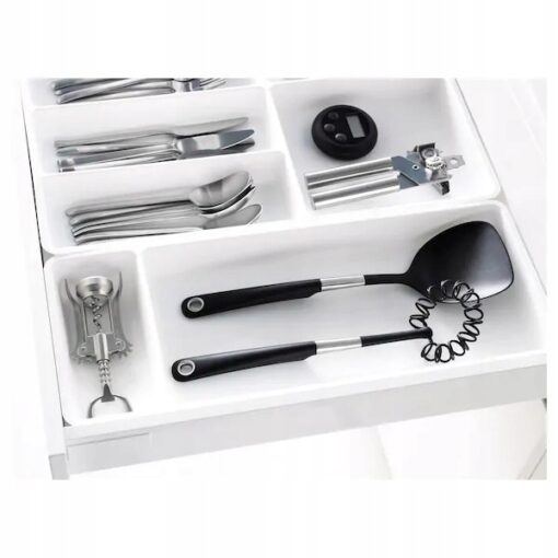 IKEA STODJA WKŁAD DO SZUFLADY KUCHENNY BIAŁY 50x20 CM - obrazek 2