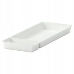 IKEA STODJA WKŁAD DO SZUFLADY KUCHENNY BIAŁY 50x20 CM