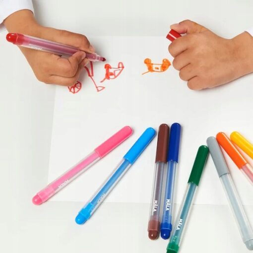 IKEA MALA ZESTAW MALARSKI - PAPIER WALIZKA KREDKI FLAMASTRY - obrazek 9