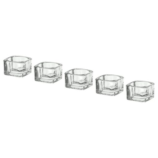 IKEA GLIMMA/GLASIG ZESTAW ŚWIECZKI 100 SZT + ŚWIECZNIKI 10 SZT - obrazek 6