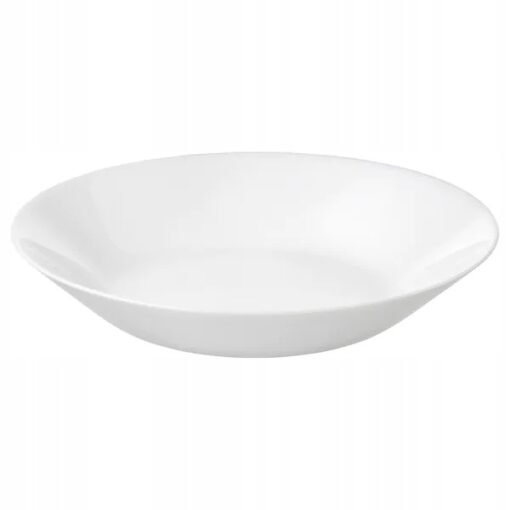 IKEA OFTAST ZESTAW 6 SZT. TALERZY GŁĘBOKICH 20 CM BIAŁE - obrazek 2