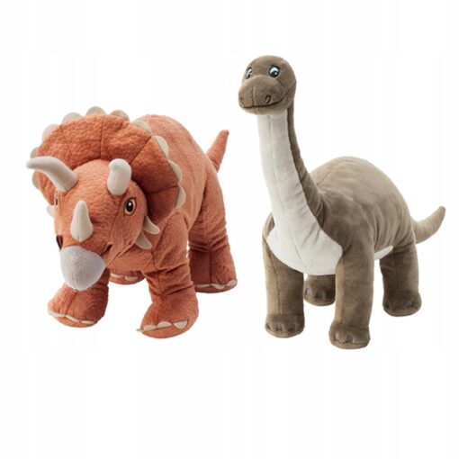 IKEA JATTELIK ZESTAW 2 SZT. DINOZAUR PLUSZOWY
