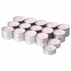IKEA LUGNARE ŚWIECZKI TEALIGHT PACHNĄCE RÓŻ JAŚMIN 30 SZT.