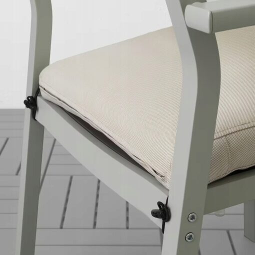 IKEA FROSON PODUSZKA NA KRZESŁO OGRODOWA BEŻOWA 44x44 - obrazek 3