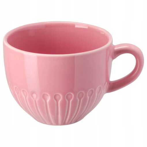 IKEA STRIMMIG KUBEK RÓŻOWY 360 ML