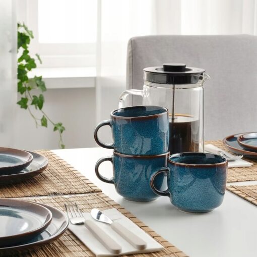 IKEA GLADELIG KUBEK NIEBIESKI 370 ML - obrazek 2