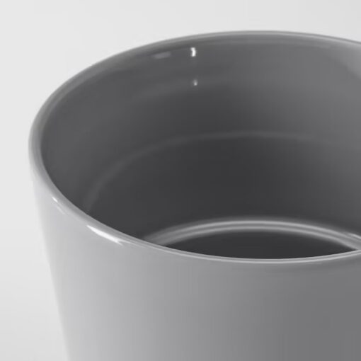 IKEA SKOGSVINBAR OSŁONKA DONICZKI SZARA 12 CM - obrazek 4