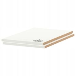 IKEA UTRUSTA PÓŁKA + WSPORNIK BIAŁA 40x60 cm 2 SZT