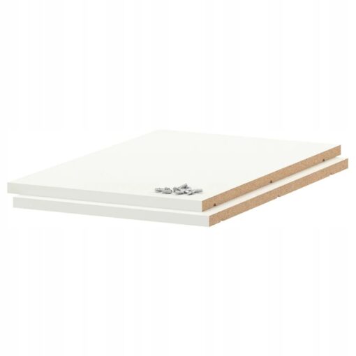 IKEA UTRUSTA PÓŁKA + WSPORNIK BIAŁA 40x60 cm 2 SZT