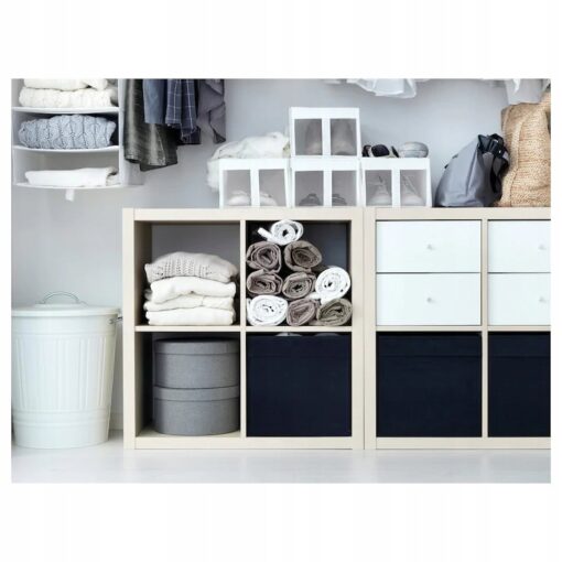 IKEA DRONA WKŁAD CZARNY 3 SZT. - DO REGAŁU KALLAX - obrazek 5