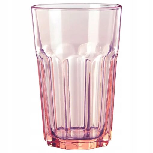 IKEA POKAL SZKLANKA RÓŻOWA 350 ML