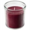 IKEA STORTSKON ŚWIECA ZAPACHOWA W SZKLE JAGODY 8.5CM
