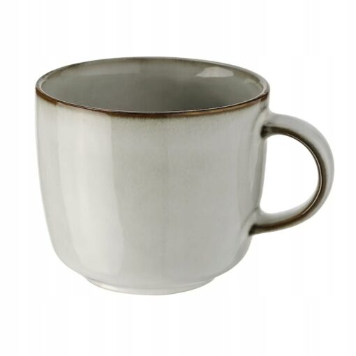 IKEA GLADELIG KUBEK SZARY 370 ML