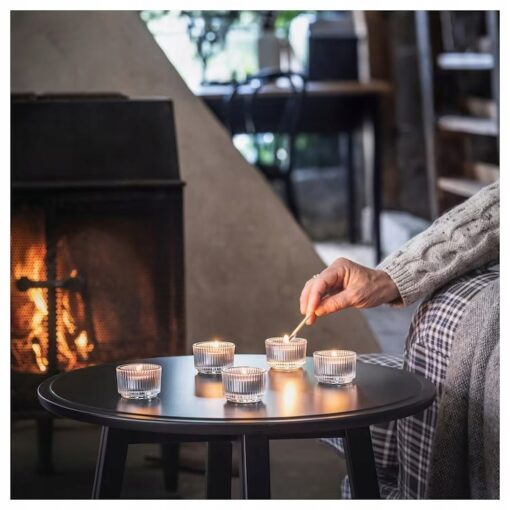 IKEA ADLAD ZESTAW ŚWIECZEK TEALIGHT - ZAPACH LASU/OGNISKA 60 SZT - obrazek 4