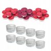 IKEA SINNLIG ŚWIECZKI TEALIGHT PACHNĄCE OWOCE + ŚWIECZNIKI