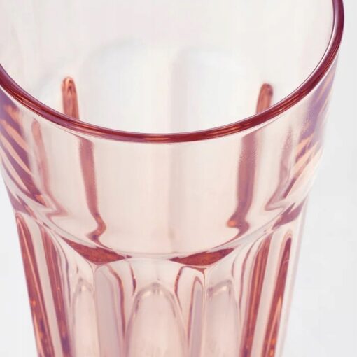 IKEA POKAL SZKLANKA RÓŻOWA 350 ML - obrazek 3
