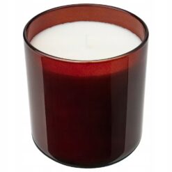 IKEA STORTSKON ŚWIECA ZAPACHOWA CZERWONA JAGODY 50 H