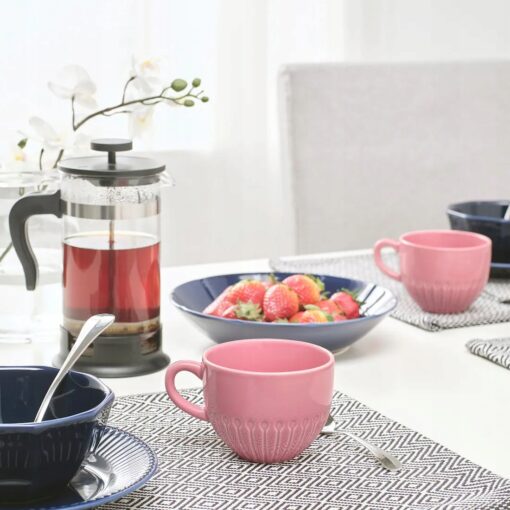 IKEA STRIMMIG KUBEK RÓŻOWY 360 ML - obrazek 2