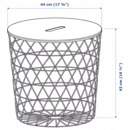 IKEA KVISTBRO STOLIK Z MIEJSCEM DO PRZECHOWYWANIA - obrazek 8