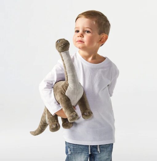 IKEA JATTELIK DINOZAUR PLUSZOWY PLUSZAK - ZESTAW 3 SZTUKI - obrazek 6