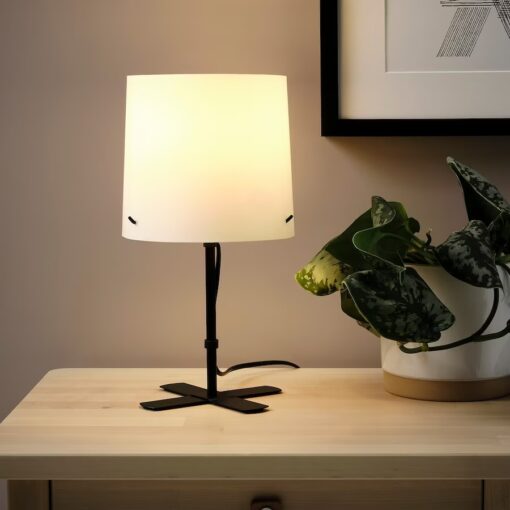 IKEA BARLAST LAMPA STOŁOWA CZARNA 31 CM - obrazek 2