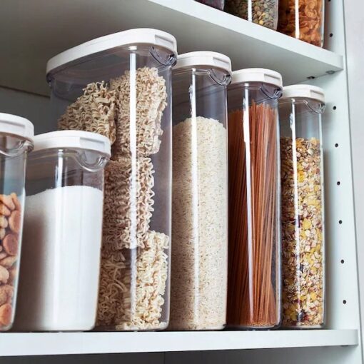 IKEA 365+ POJEMNIK PUDEŁKO NA SUCHĄ ŻYWNOŚĆ 2.3l 3szt - obrazek 2