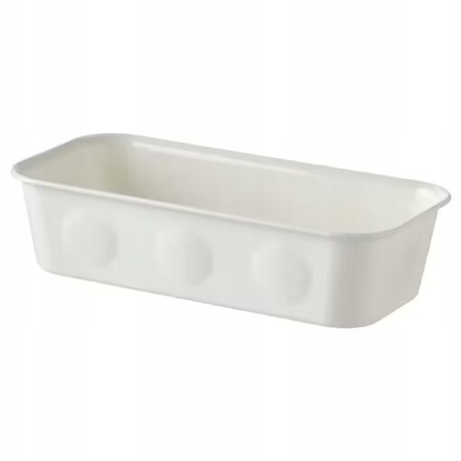 IKEA NOJIG ORGANIZER BIUROWY BIAŁY 10x20x5 CM