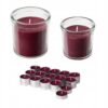 IKEA STORTSKON ZESTAW ŚWIEC ZAPACHOWYCH - JAGODY