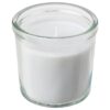 IKEA ADLAD ŚWIECA ZAPACHOWA W SZKLE LAS 7 CM