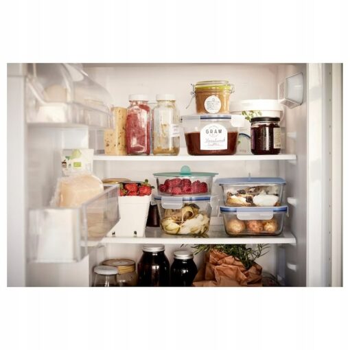 IKEA 365+ POJEMNIK NA ŻYWNOŚĆ Z POKRYWKĄ SILIKONOWĄ 400 ML - obrazek 3