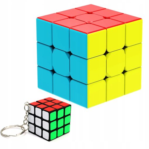 ZESTAW KOSTKA 3x3 MoYu + BRELOK MINI KOSTKA