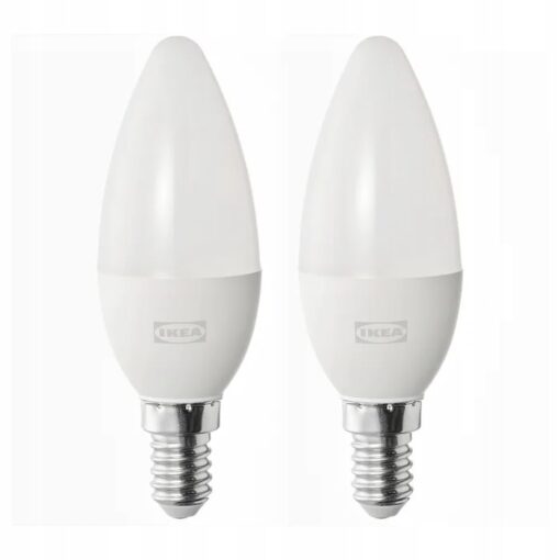 IKEA SOLHETTA ŻARÓWKA LED E14 470 LN ŻYRANDOL 2szt