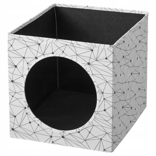IKEA LURVIG DOMEK DLA KOTA BIAŁY 33x38x33 CM