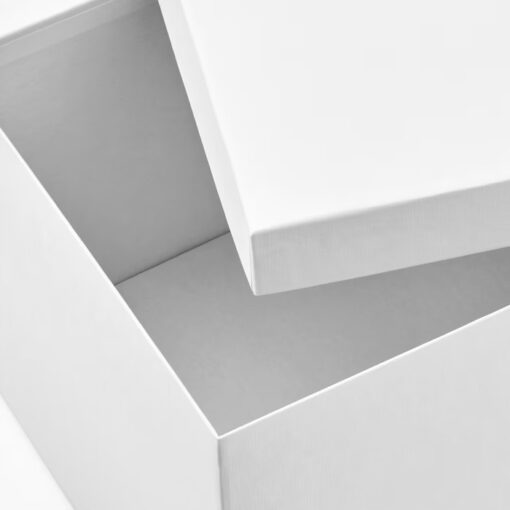 IKEA TJENA POJEMNIK Z POKRYWĄ PUDEŁKO BIAŁY - obrazek 3