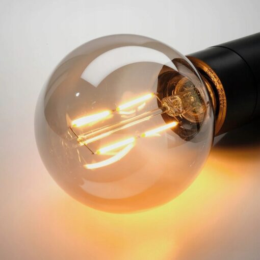 IKEA MOLNART ŻARÓWKA LED E27 KULA SZARA 95 MM - obrazek 6
