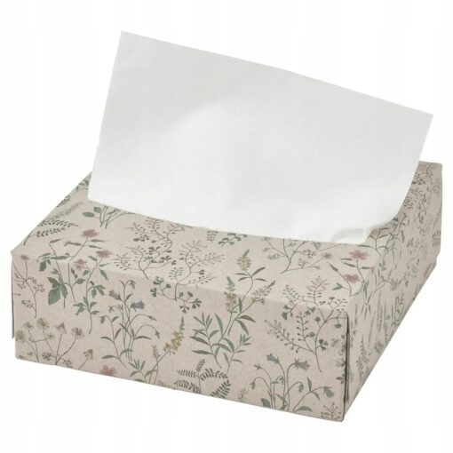 IKEA HAJMAL SERWETKI 16x32 WZÓR W KWIATY 100 SZT.