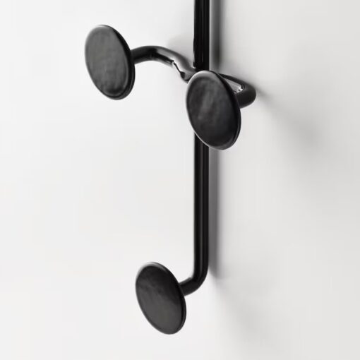 IKEA PLUGGLAND WIESZAK NA DRZWI CZARNY 30 CM - obrazek 3