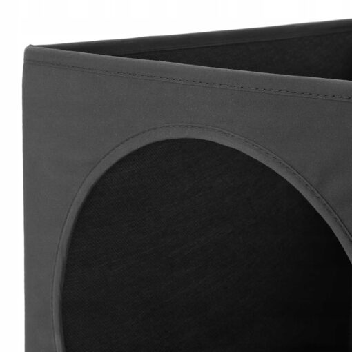 IKEA LURVIG DOMEK DLA KOTA CZARNY 33x38x33 CM - obrazek 3