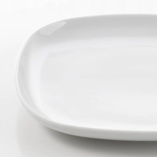 IKEA VARDERA TALERZ TALERZYK BIAŁY PORCELANA 18x18 CM - obrazek 3