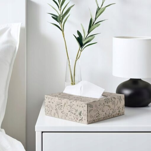 IKEA HAJMAL SERWETKI 16x32 WZÓR W KWIATY 100 SZT. - obrazek 4