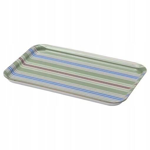IKEA HAJMAL TACA W KOLOROWE PASKI 20x28 CM