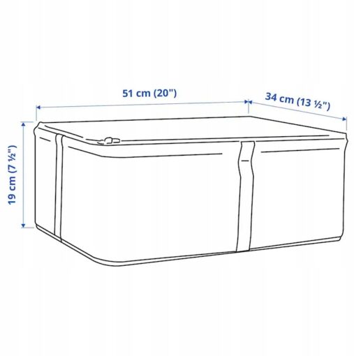 IKEA HEMMAFIXARE POJEMNIK NA UBRANIA POŚCIEL 34x51 - obrazek 6