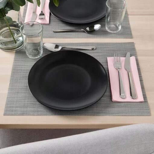 IKEA FARGKLAR TALERZ CIEMNOSZARY 26 CM 4 SZT. - obrazek 4