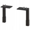 IKEA ENHET NOGI DO SZAFKI ANTRACYT 12.5 CM 2 SZT.