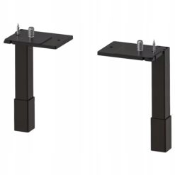 IKEA ENHET NOGI DO SZAFKI ANTRACYT 12.5 CM 2 SZT.